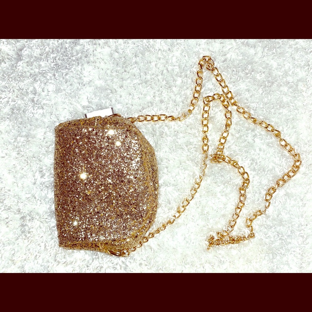 Gold party purse